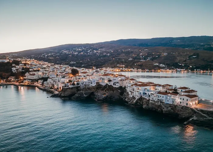 Golden Vista, Beachfront By Explore Lägenhetshotell Ándros